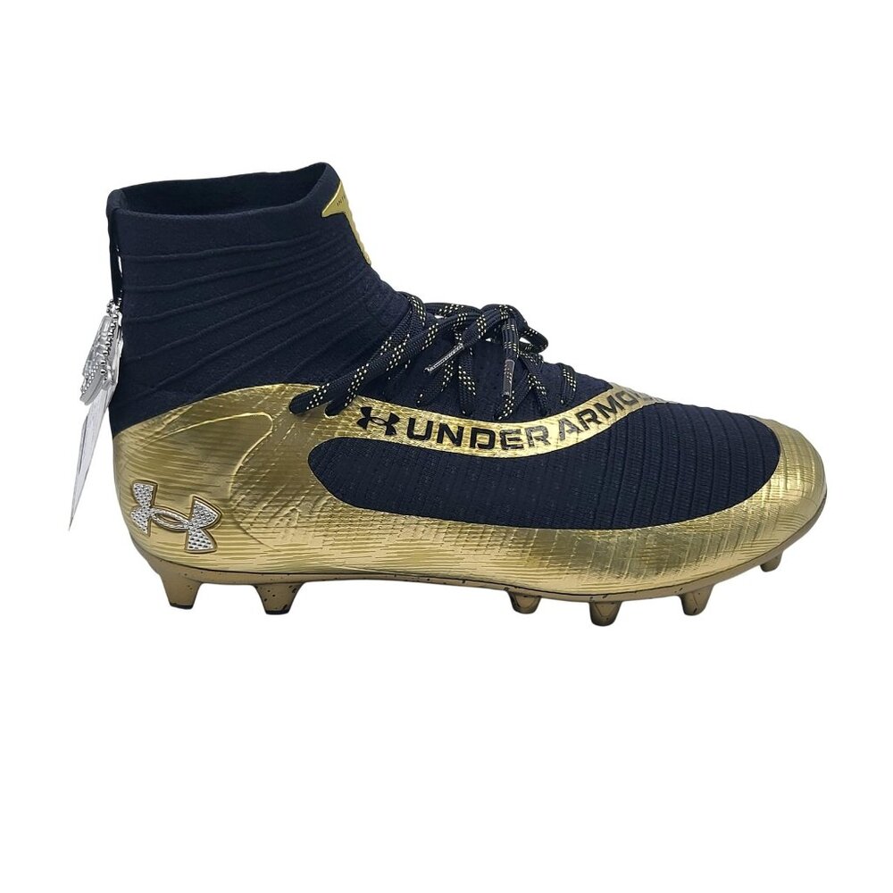 Under Armour Blur Pro Golden Child Football Cleats Metallic Gold Black Mens 9